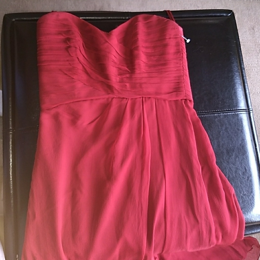 AMSALE 100% Silk G629C LONG BRIDESMAID DRESS New - Picture 6 of 7